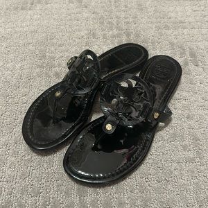 Tory Burch Patent Miller Sandals